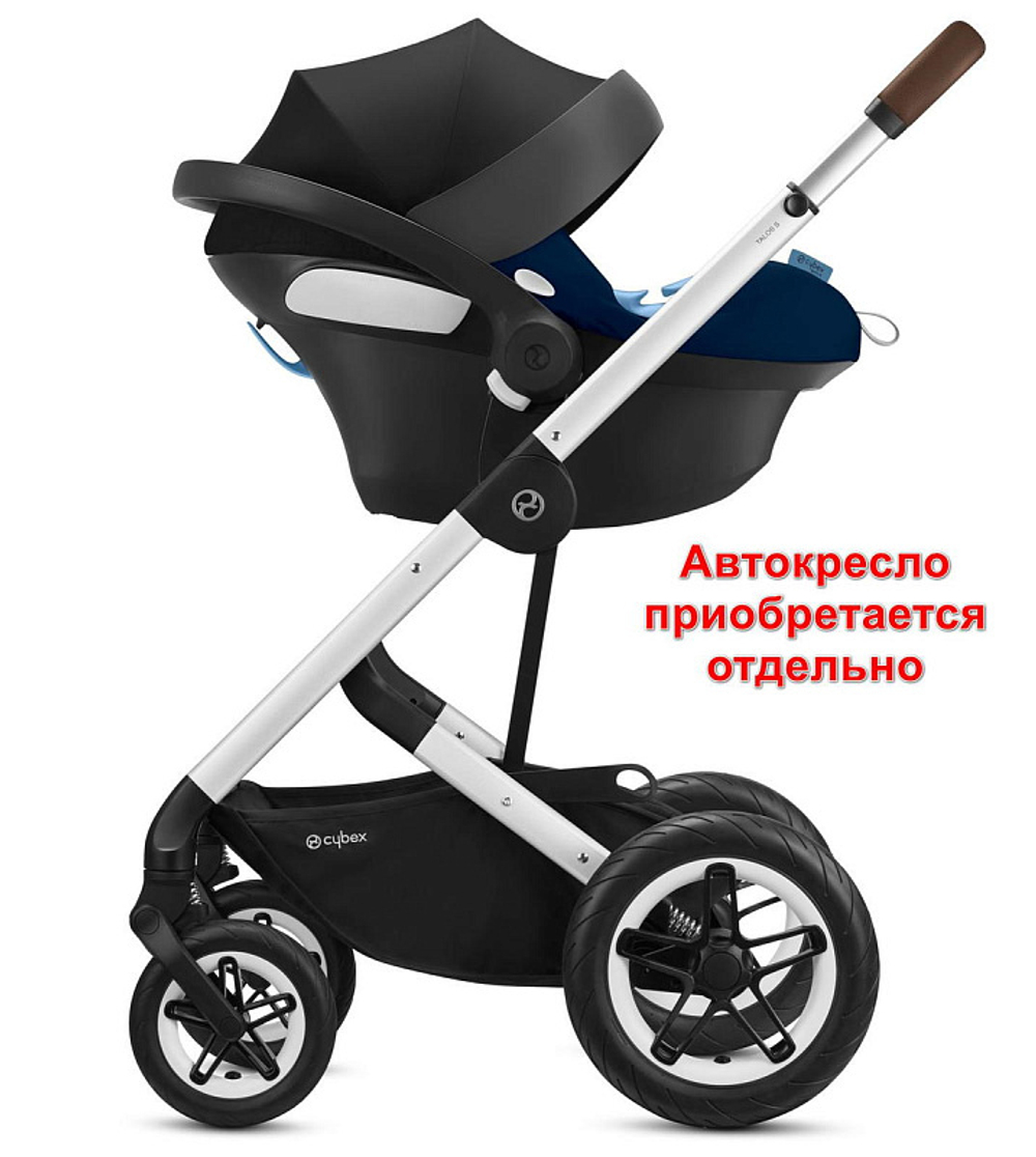 Коляска Cybex Talos S Lux SLV complete 2 в 1 Stone Grey с дождевиками
