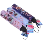 Зонт механический ветроустойчивый, матовая ручка «BESTzontik - exoticа», микс цвет, длина 25см, d-110см