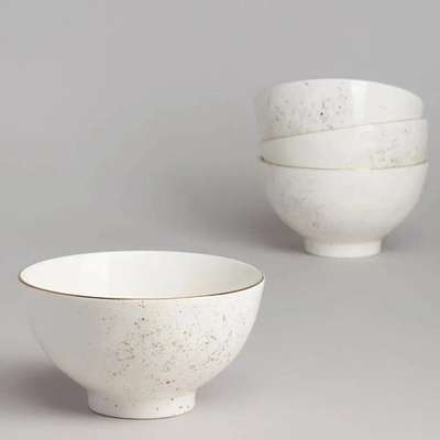 Набор салатников bronco gold 4 шт. 11,5*6,5 см 300 мл