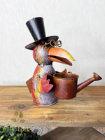 Декор в сад "Ворон-садовник" металлическая фигурка 16x8xH20 см / 18x8xH20 см от CAMPO Home & Garden