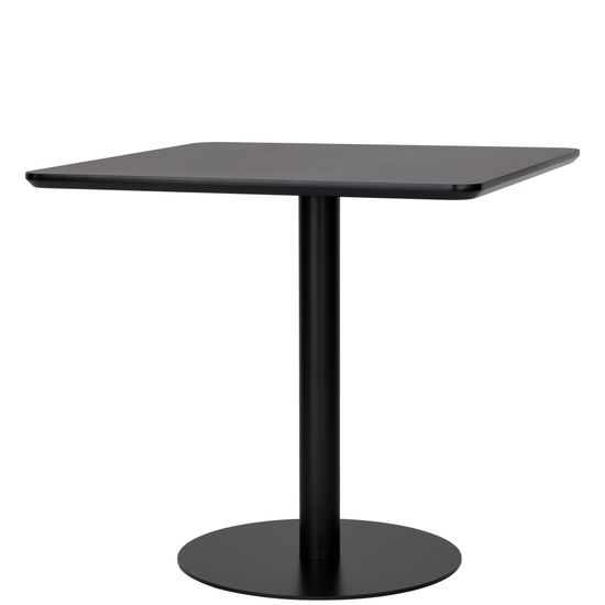 Обеденный стол Calgary 80х80 см черный меламин | Купить в StoreForHome.ru