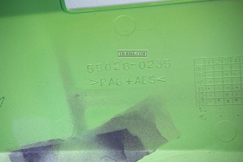 55028-0235-15P. COWLING,UPP,RH,C.L.GREEN. Kawasaki EX650, Ninja650