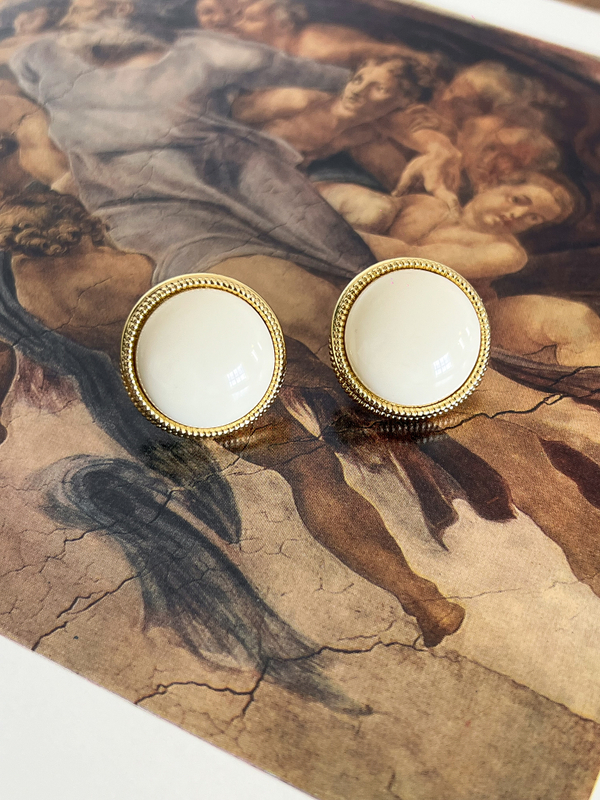 Серьги имиджевые круг