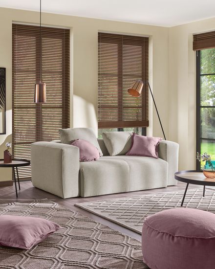 Подушка диванная Blok 40 x 60 см бежевая