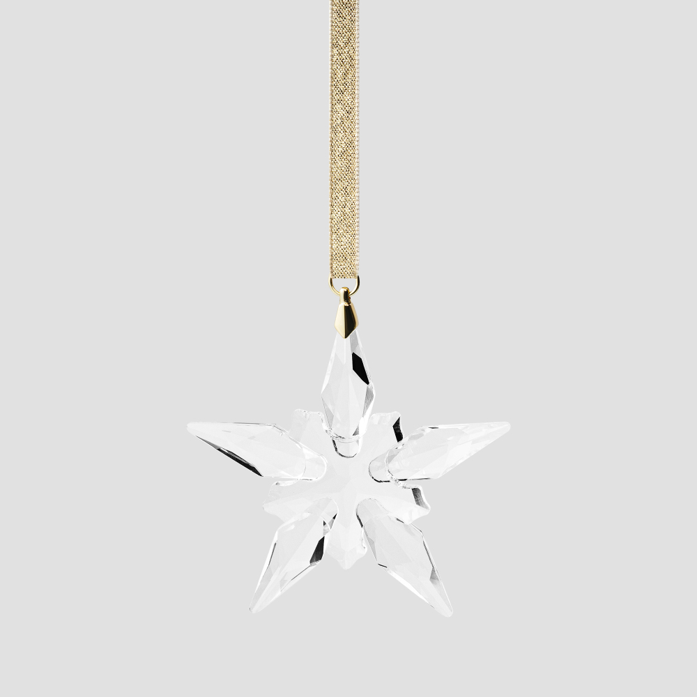 Набор из 3 елочных игрушек-снежинок Farforite «Главная елка страны 2» в подарочной коробке