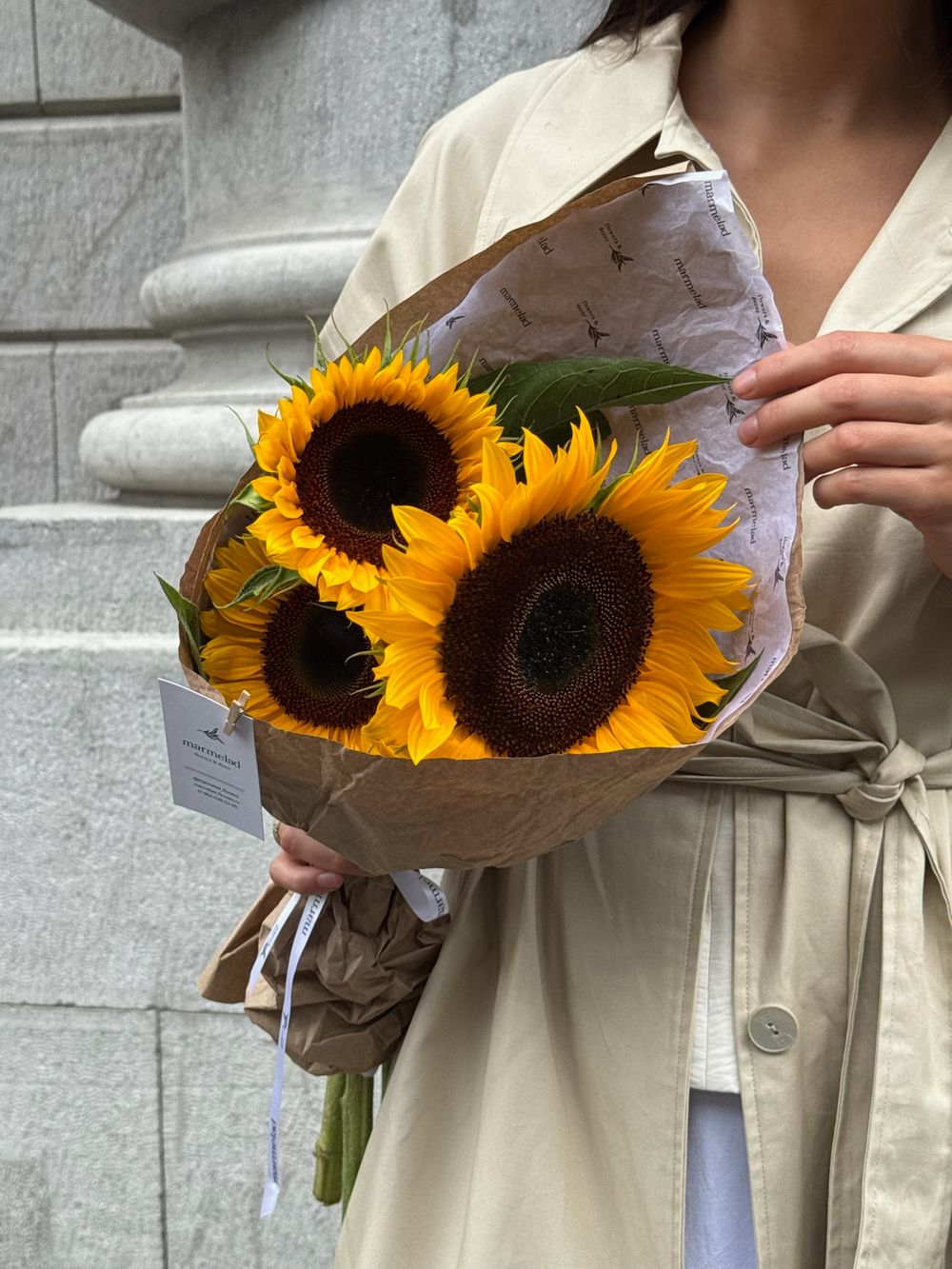 Кулек из подсолнухов