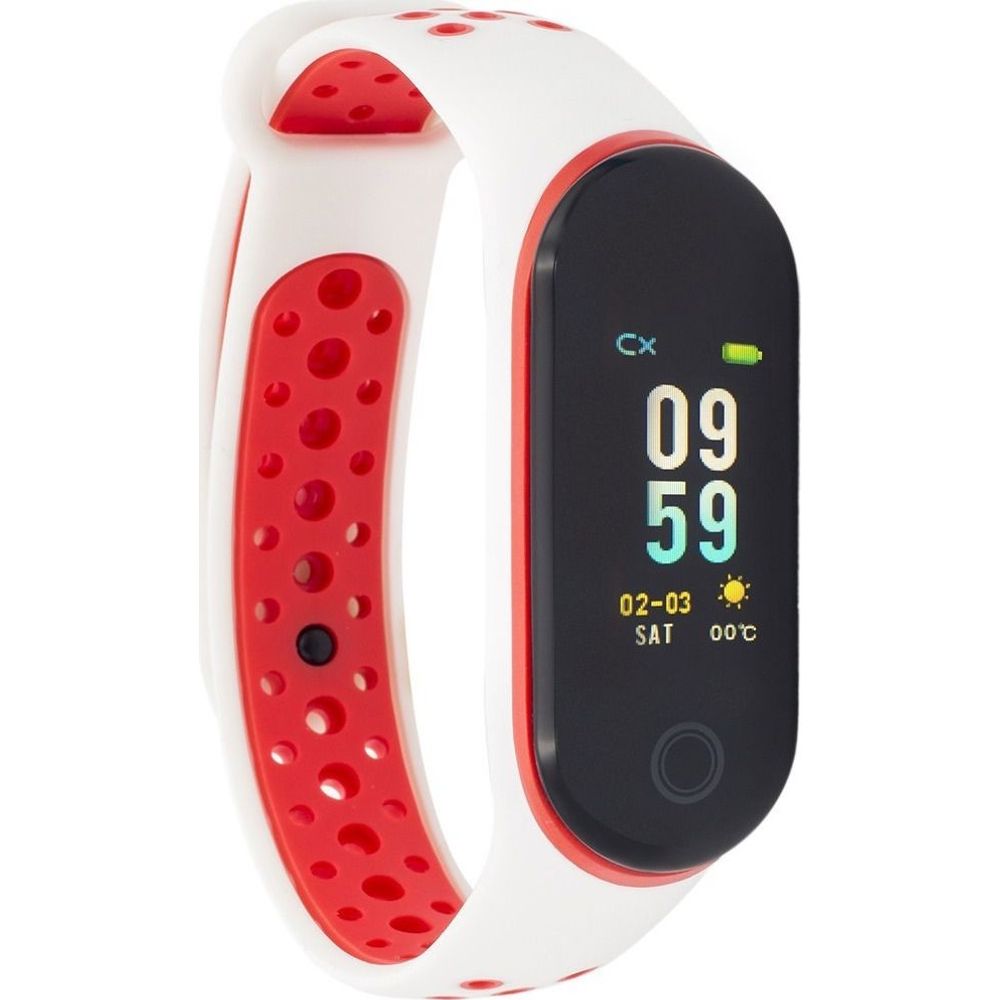 Qumann QSB 10 White+Red 10283 Фитнес браслет