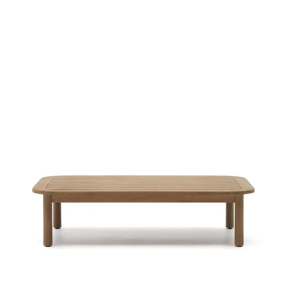 Уличный журнальный столик Sacaleta 140x89 см из массива эвкалипта