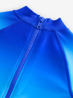 Костюм плавательный слитный для мальчика Next E91-826, Синий, Салатовый