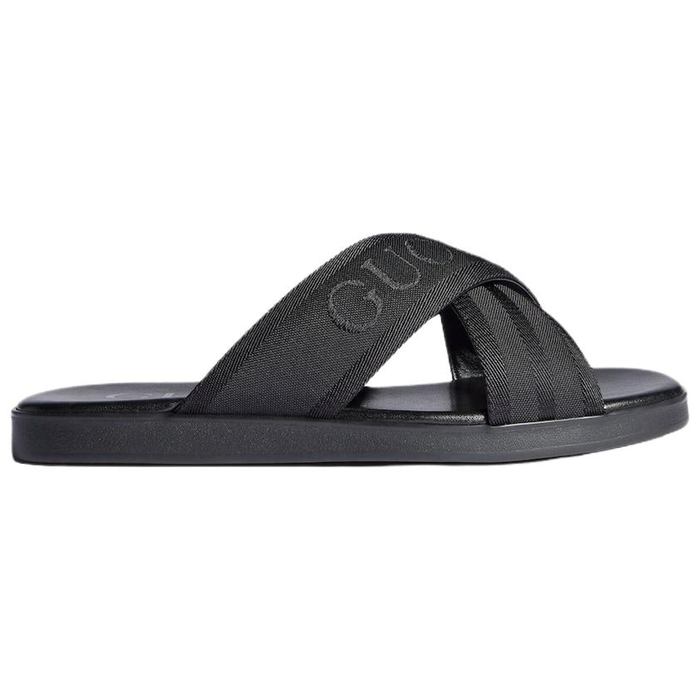 GUCCI Slide Slippers Men"s Black