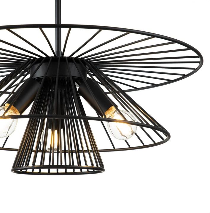 Подвесная люстра Indigo Strato 10016/3P Black V000287