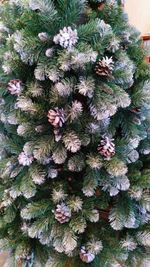 Заснеженная елка с шишками «Снежная королева» (пвх) 3,5 м