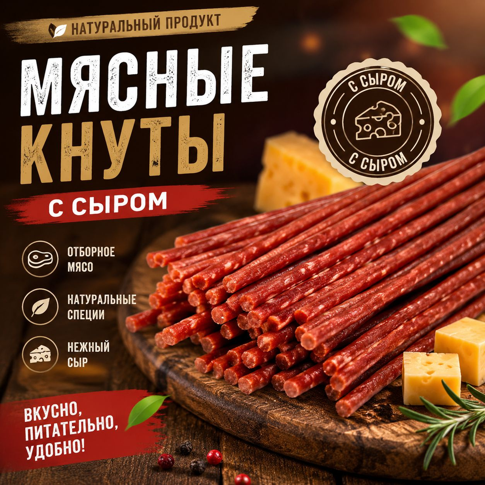 Мысные кнуты с сыром 200 гр