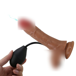 Страпон с вибрацией и эффектом эякуляции Pretty Love