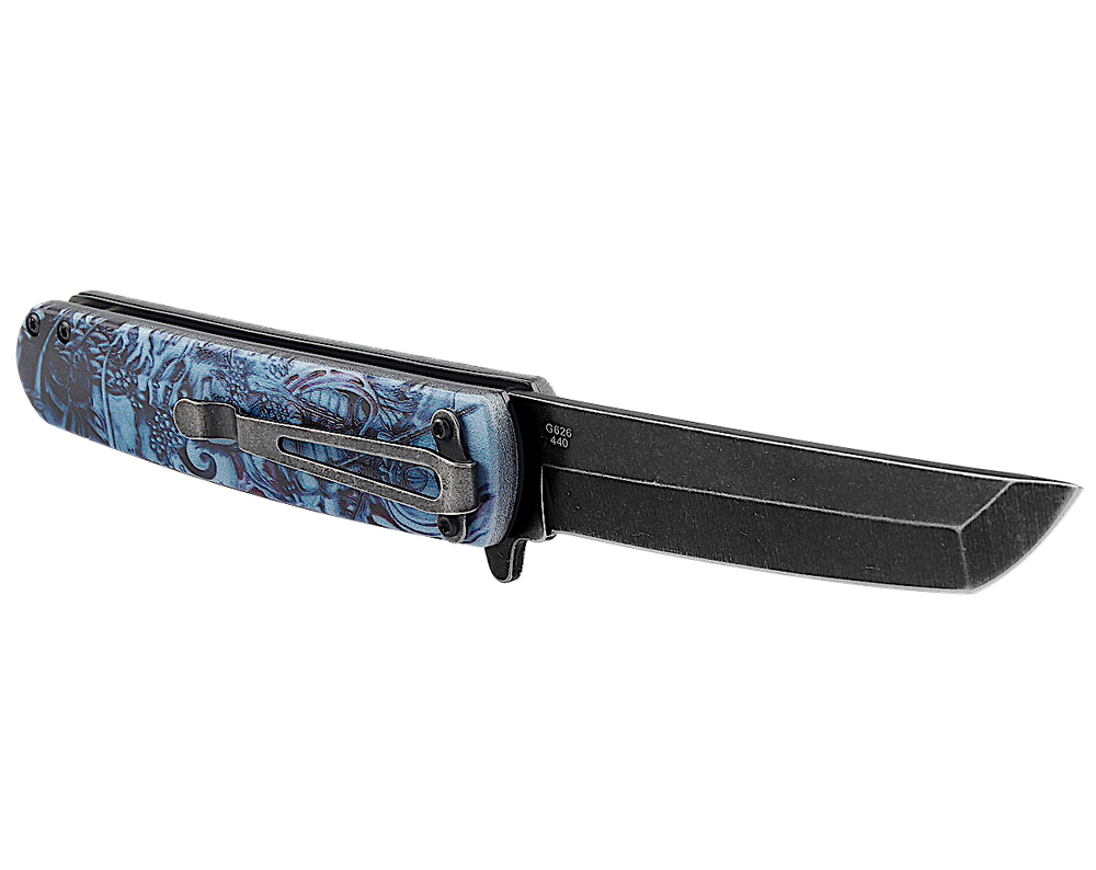 Нож Ganzo G626-GS серый самурай 440A 54-57HRC