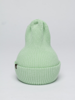 Шапка вязаная-резинка хлопковая КЭП(Шалфей)