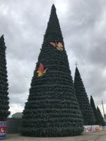 Уличная елка каркасная "Уральская" (пвх) 12 м