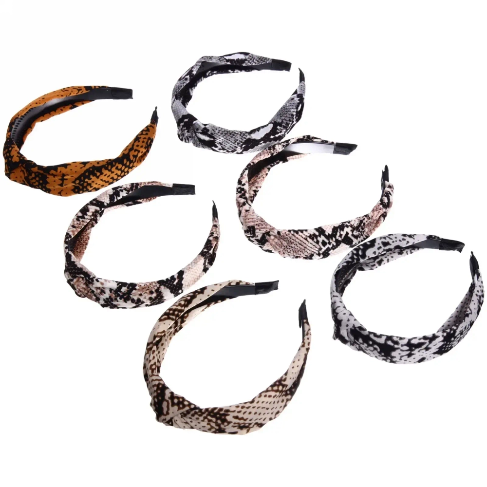 Ободок для волос «New Style - Змеиный принт», ширина 2,8см, 6 цветов