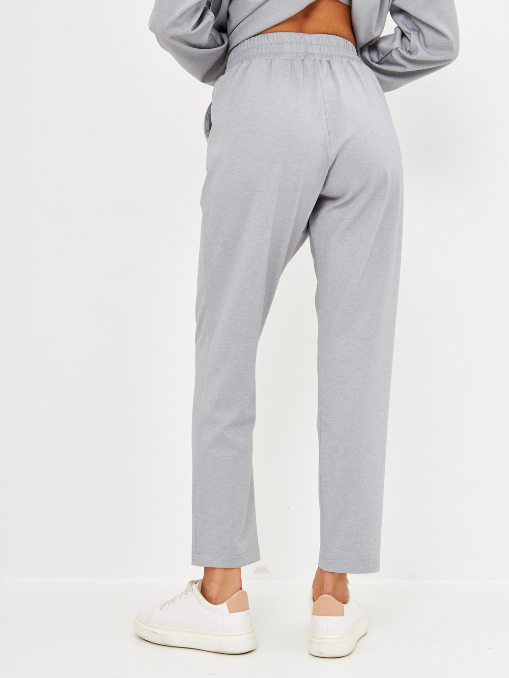 Брюки 22580 серый джерси