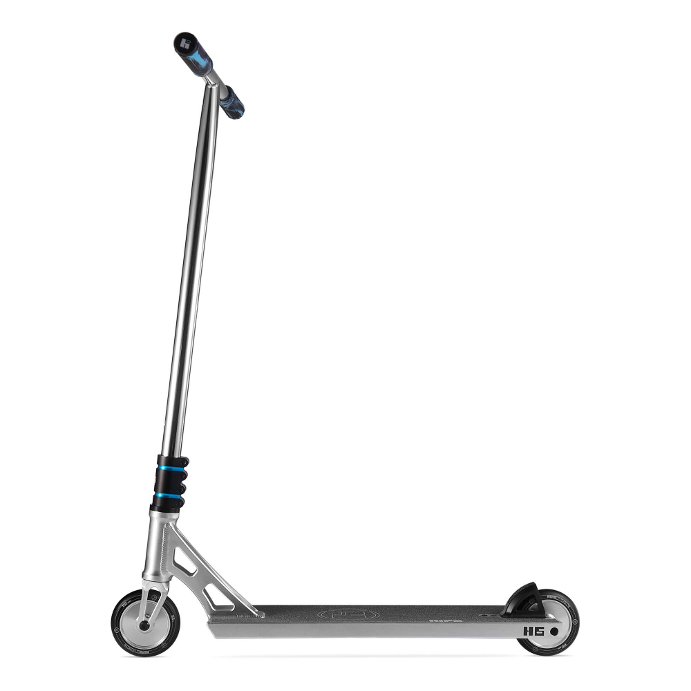 Самокат HIPExtreme H6, серебро/голубой