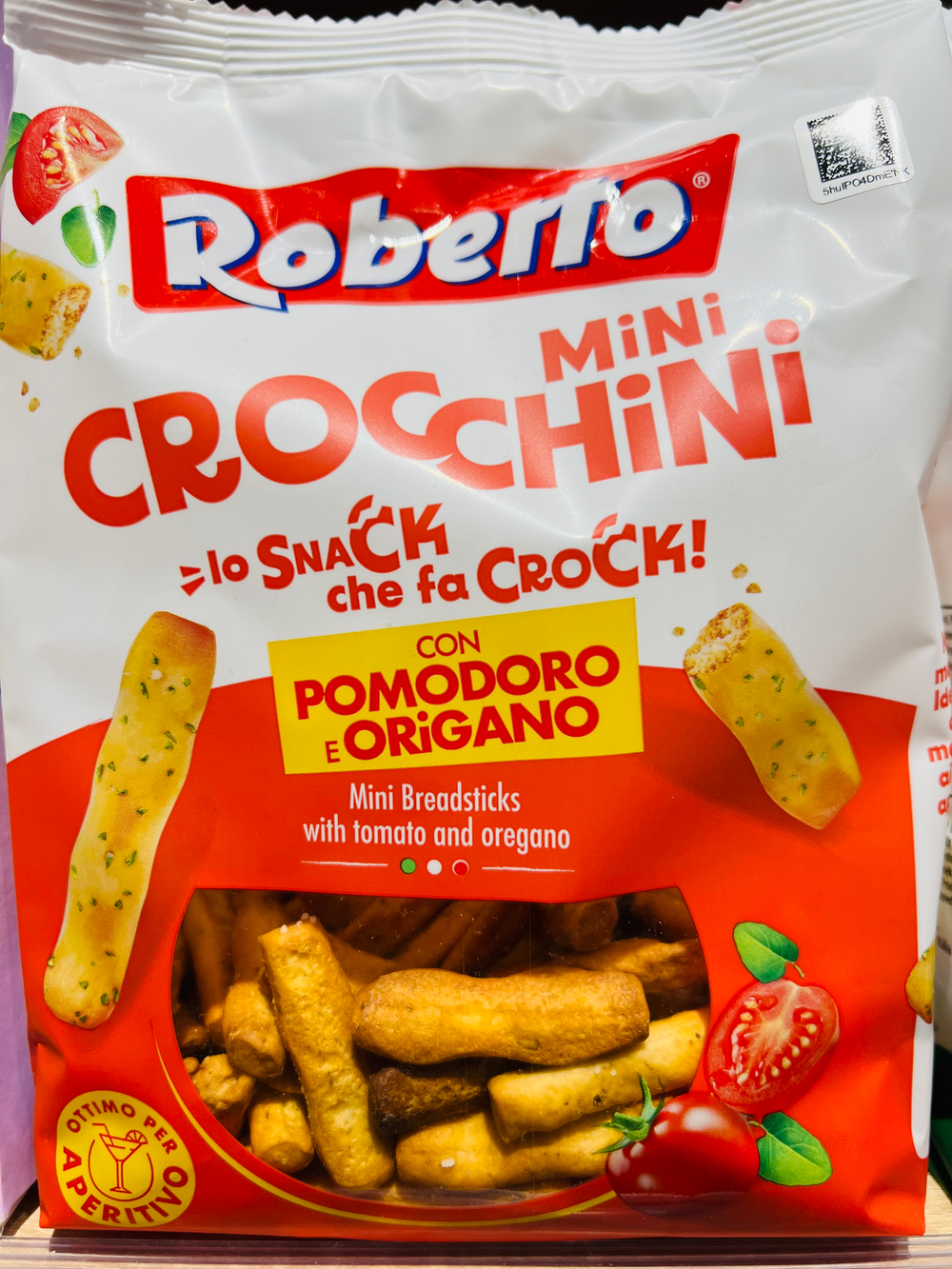 Гриссини Кроккини миньон с томатами и орегано 150г