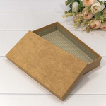 Коробка Ювелирная 24х12х4 см (Серовато, Желтый)