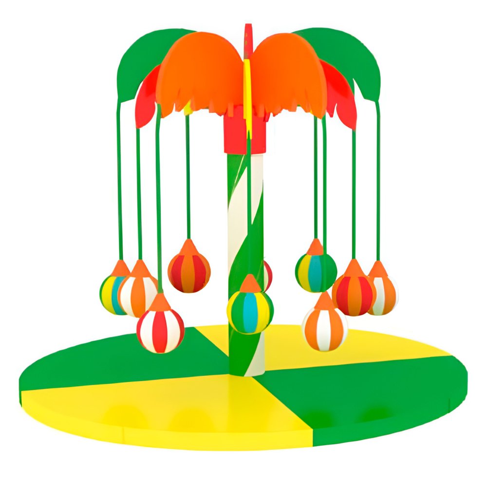 Детская механическая карусель "Пальма"