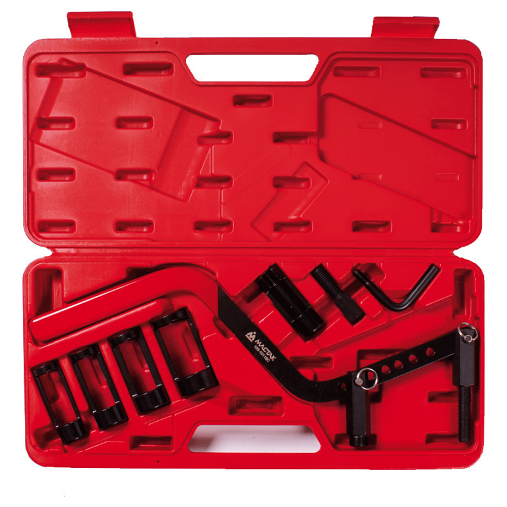 МАСТАК (103-10118C) Рассухариватель клапанов универсальный, кейс, 8 предметов