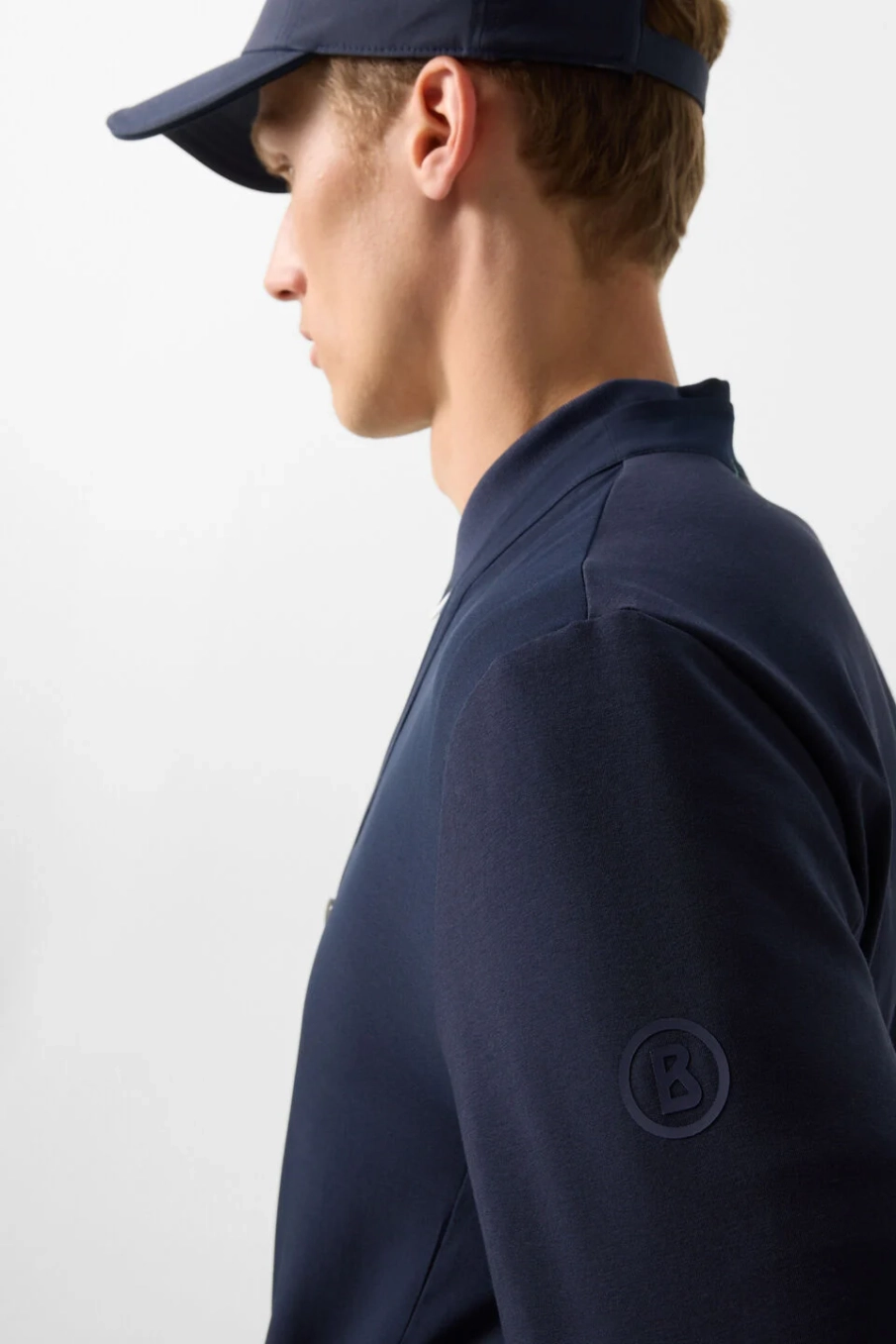 Кардиган BOGNER GOLF DARIO в синем цвете