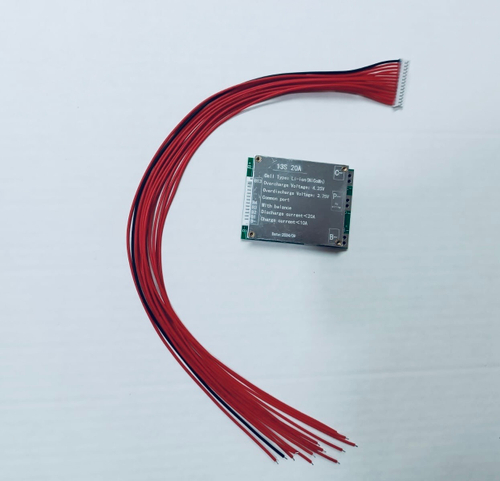 Симметричная BMS плата 48V/13S/20A для АКБ литий ион с балансировкой