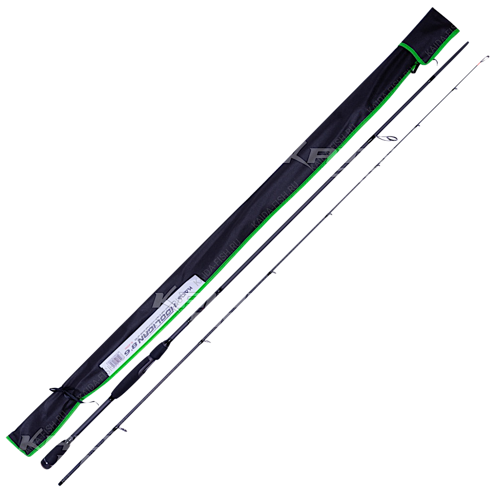 Спиннинг Kaida 843-520-210 Hooligan 2.1м 5-20г 2секц. вес 112г Carbon IM7 Колец 8шт  Тр.длина 1.10м