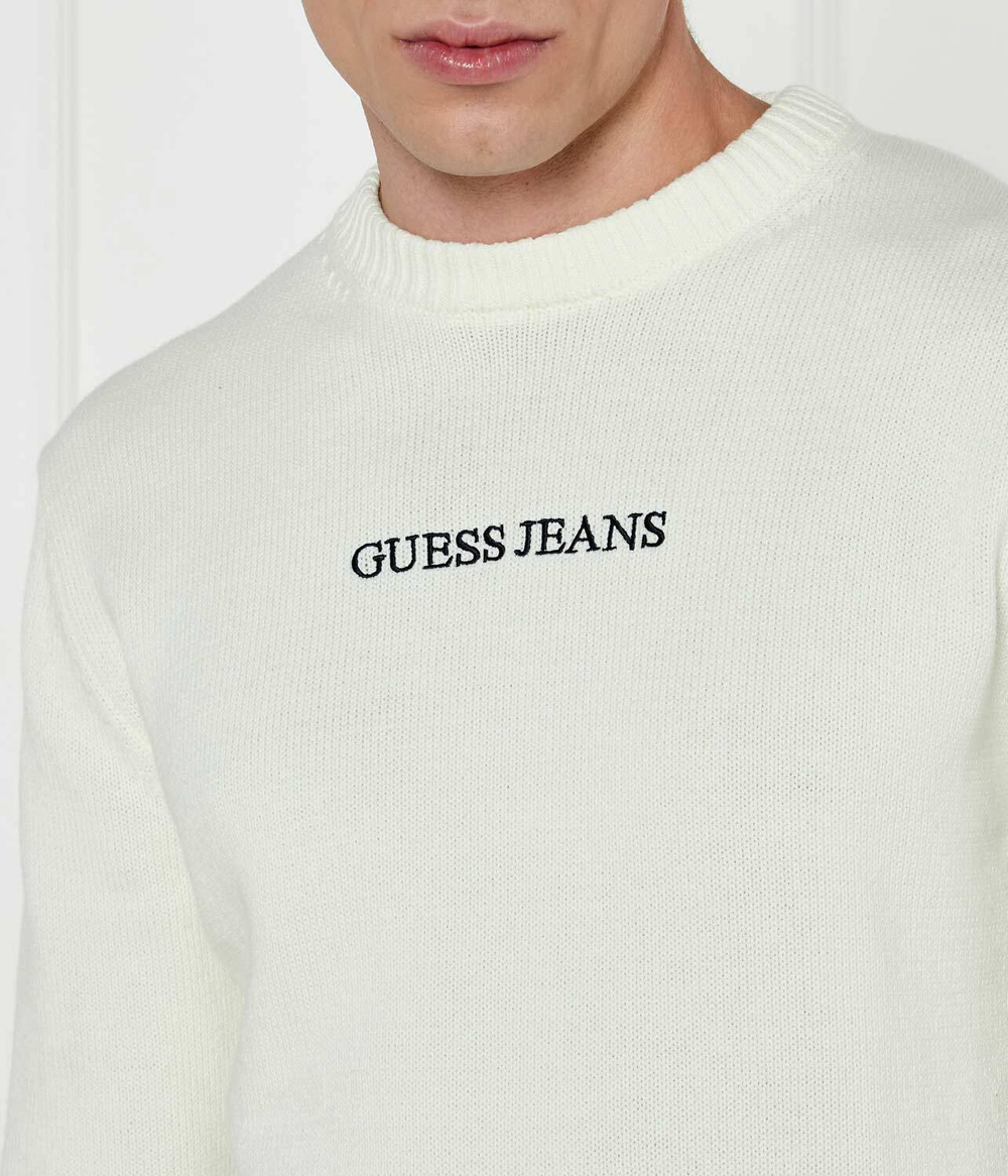 Свитер Guess Jeans - кремовый(M4BR31 Z3HM1)