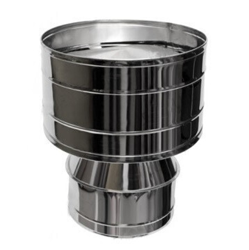 Дефлектор для сэндвич дымохода нержавеющая сталь Eco Flue 0,5 мм D230х150 мм