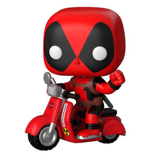 Фигурка Funko POP! Rides Bobble Marvel Deadpool Deadpool on Scooter (45) 30969 / Фигурка Фанко ПОП! По мотивам вселенной "Марвел", Дэдпул