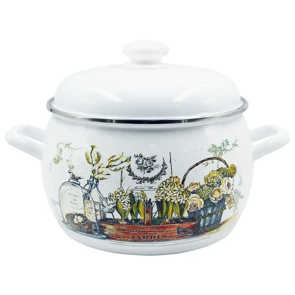 Кастрюля эмал 2,0л Винтаж