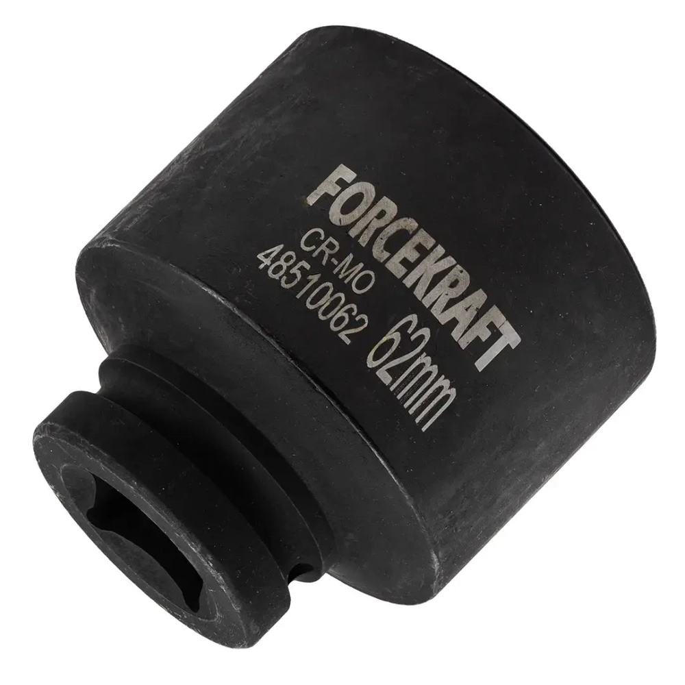 Головка ударная глубокая 1'', 62мм (6гр.) FORCEKRAFT FK-48510062