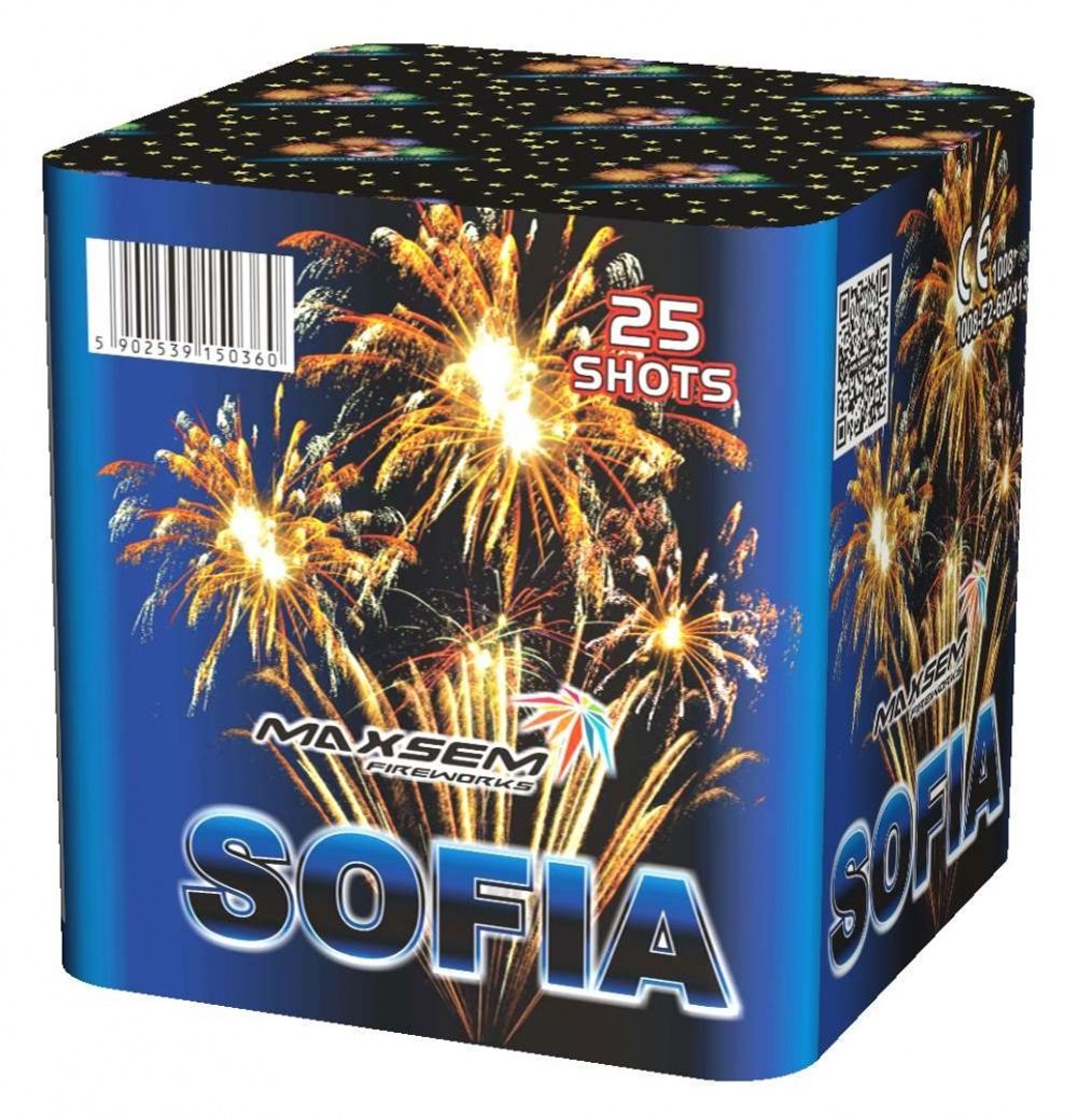 Батарея салютов "SOFIA"  0,8"/25 залпов