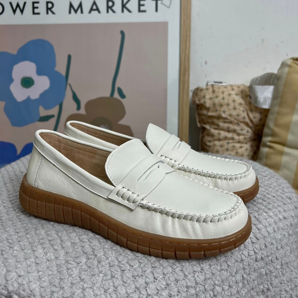 Женские мокасины Ortosalon 239-2 белые