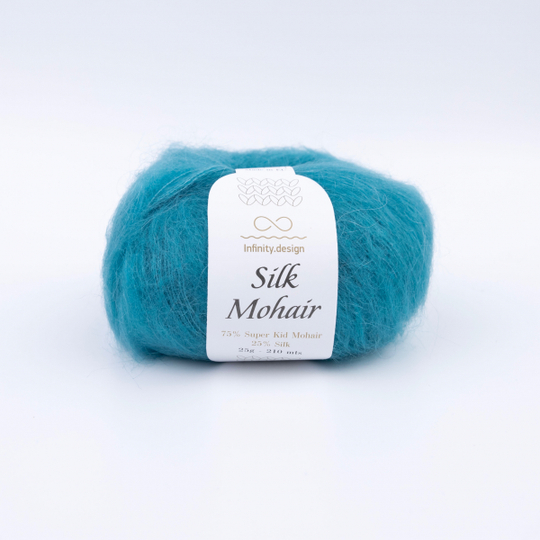 Silk mohair (6553/Петрольный)