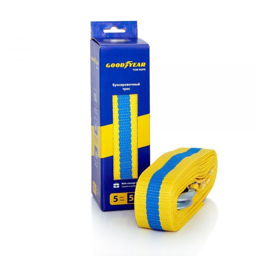 Трос буксировочный полипропиленовый Goodyear (5т)