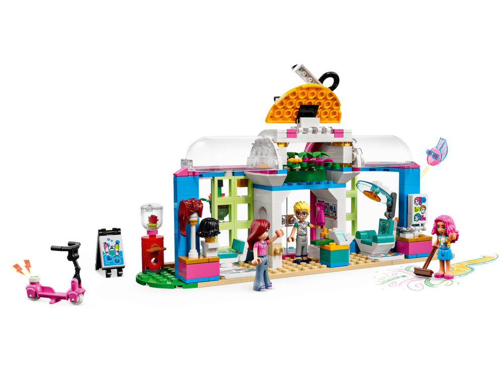 LEGO Friends 41743 — парикмахерская Хартлейк-Сити, стиль и игра