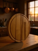 Доска Разделочная / сервировочная круглая D=28,3см