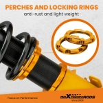 Racing Coilover Struts Shocks подходит для автомобиля Honda Civic EX LX Sedan 2006-11 Adjustable