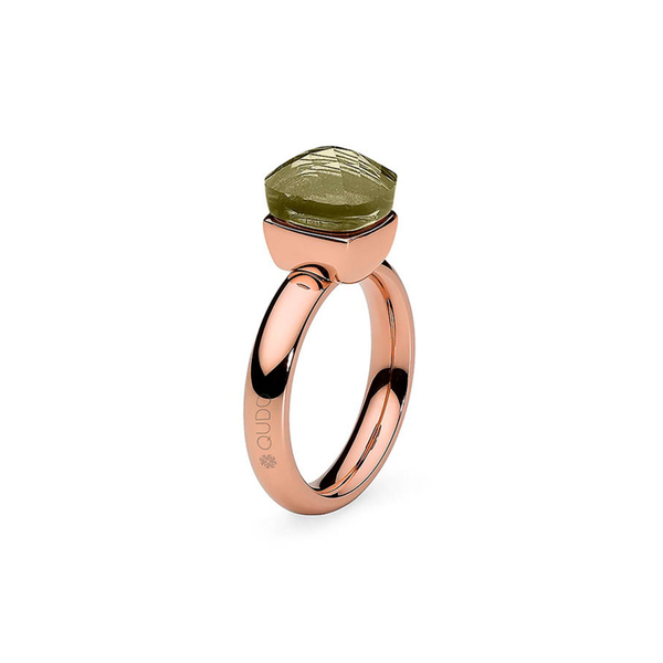 Кольцо Qudo Firenze olivine 18 мм 610784/17.8 G/RG размер 18