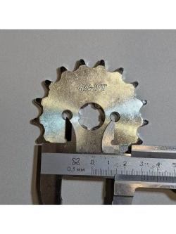 Звезда ведущая (428-17) 17мм сталь