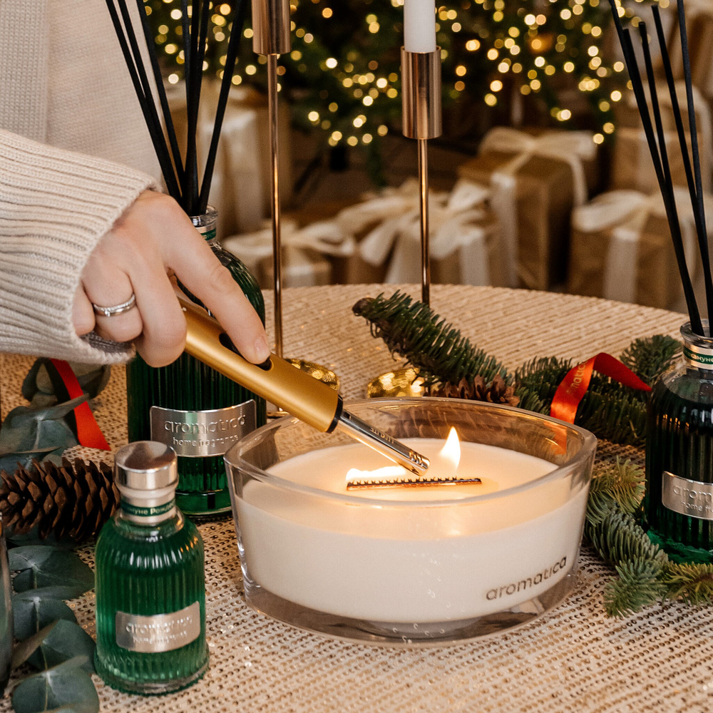 Аромасвеча AROMATICA Накануне Рождества, эллипс