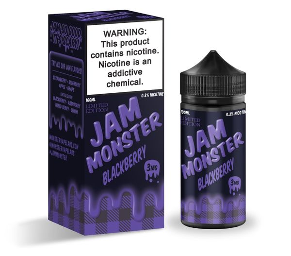 Купить Жидкость JAM MONSTER Original - Blackberry (100ml)