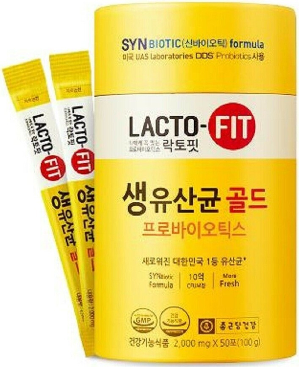 LACTO-FIT GOLD 5X FORMULA Пробиотики для взрослых и детей  2гр 50шт