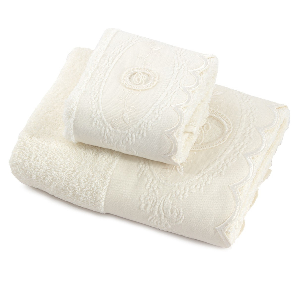 Набор полотенец 2 шт Blumarine Anjelica белый Италия