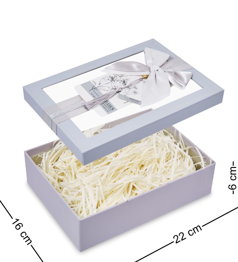 WF-177-B Набор коробок из 3 шт, сиренево-голубой